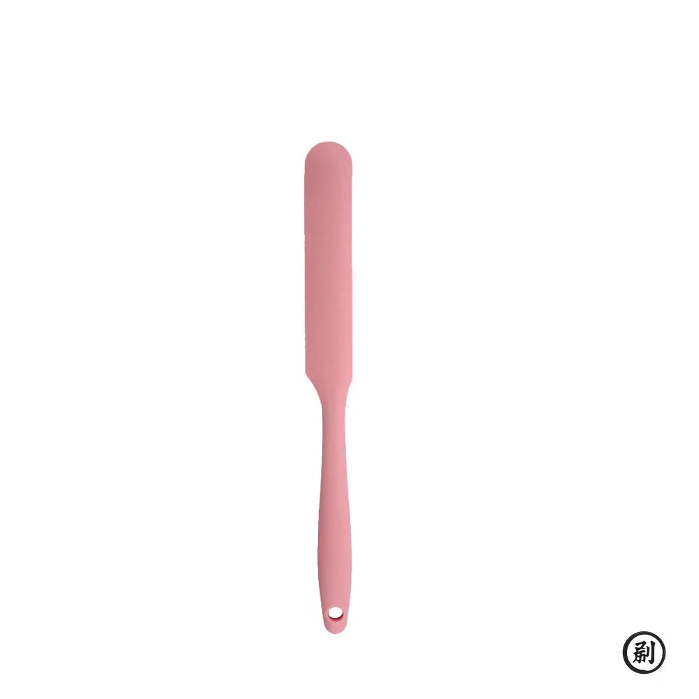 Food Grade Silicone Cream Scraper And Cake Spatula With Long Handle Heat Resistant Kitchen Baking Tool