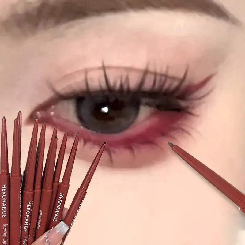 LumiLiner 12 Color Eyeliner Pencil Set Waterproof Matte Finish For Precise Eye Definition