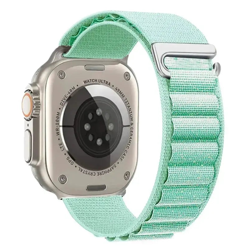 Alpine Loop Band for Apple Watch Ultra 49mm 11 10 9 8 7 46mm 42mm 45mm 41mm Nylon Wristband iWatch Series 6 5 4 SE 44 40mm Strap