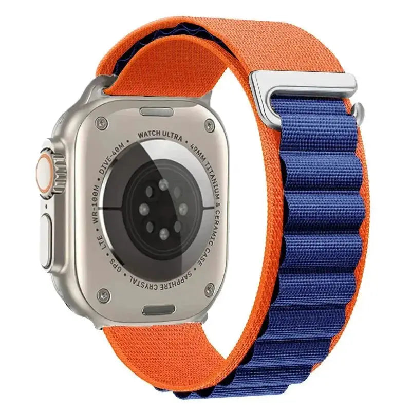 Alpine Loop Band for Apple Watch Ultra 49mm 11 10 9 8 7 46mm 42mm 45mm 41mm Nylon Wristband iWatch Series 6 5 4 SE 44 40mm Strap