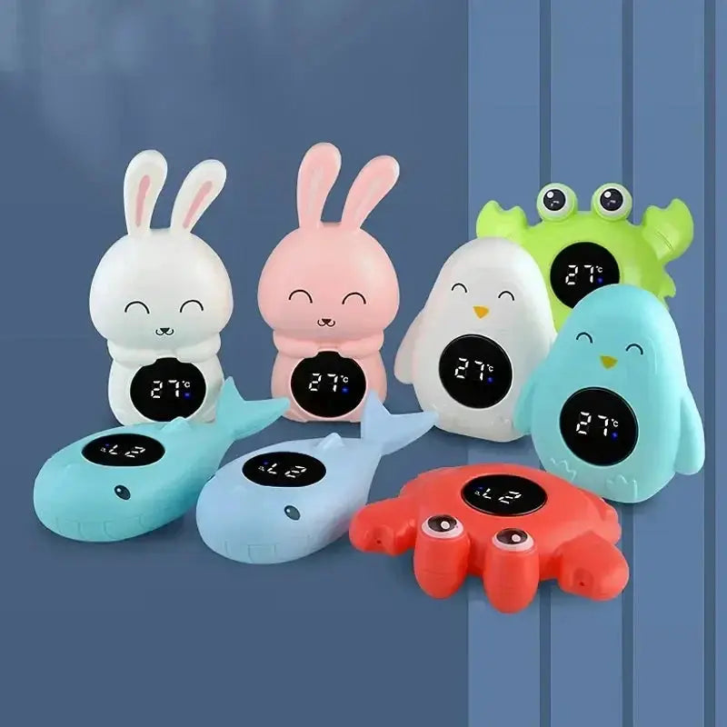 Floating Baby Bath Temperature Meter With LED Display Digital Water Thermometer Safe Cartoon Design
