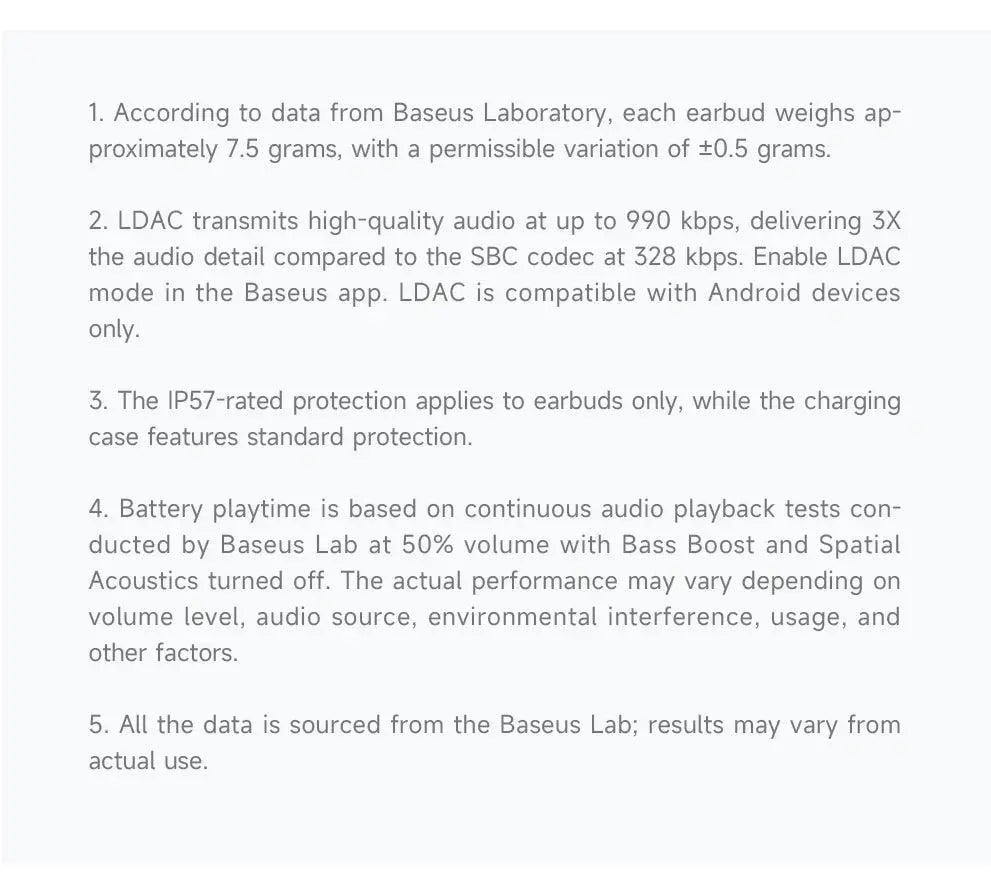 Baseus Eli Sport 2 Open-Ear wireless earphones with earhook, Bluetooth 6.0, LDAC, hi-res