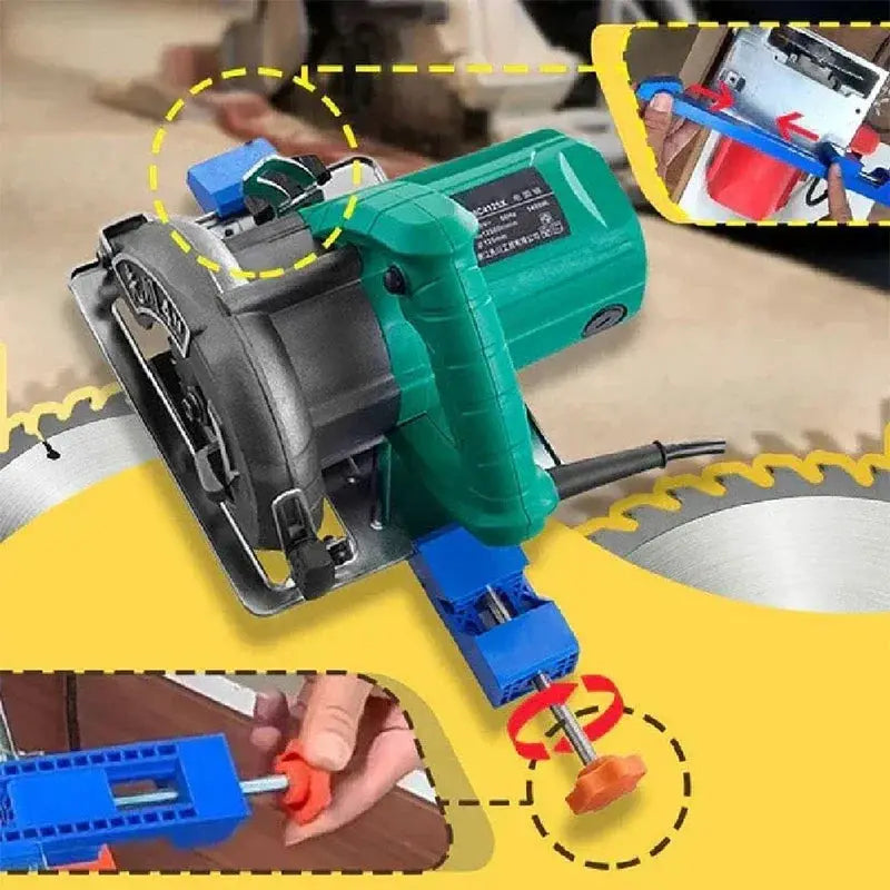 ProCraft Adjustable Base Guide Rail for Circular Saws and Milling Machines ABS Construction Precise Positioning