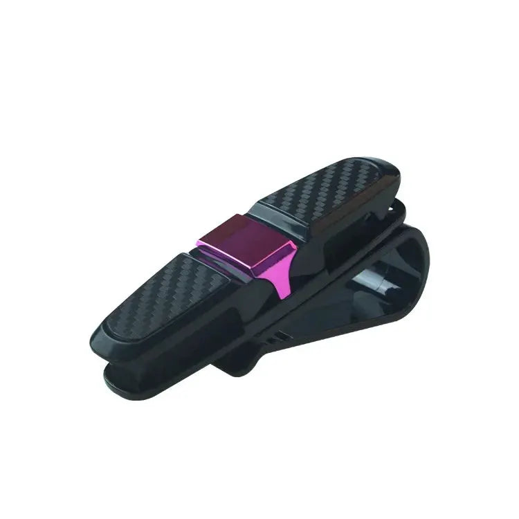 80 Degree Rotating Multi Functional Car Eyeglass Storage Clip Bidirectional Automobile Eyeglass Holder for Easy Access