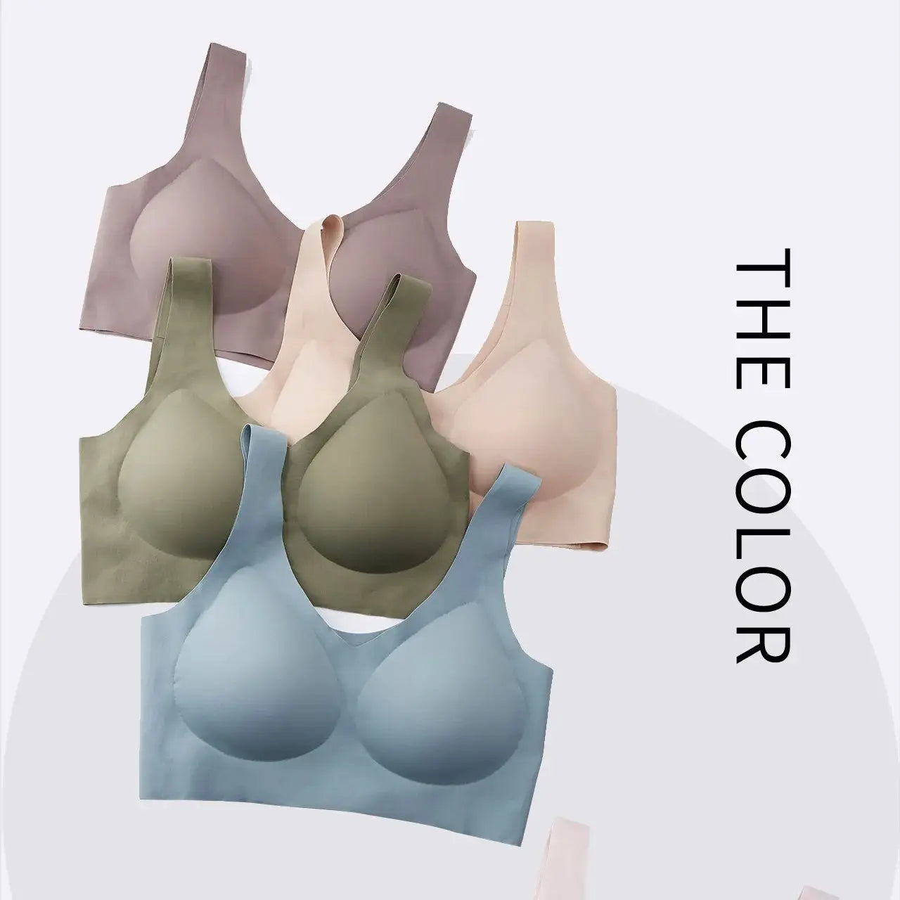 Veluxe Seamless Push Up Bra For Sleep Yoga And Sports Wire Free Ultra Thin Lingerie Comfort
