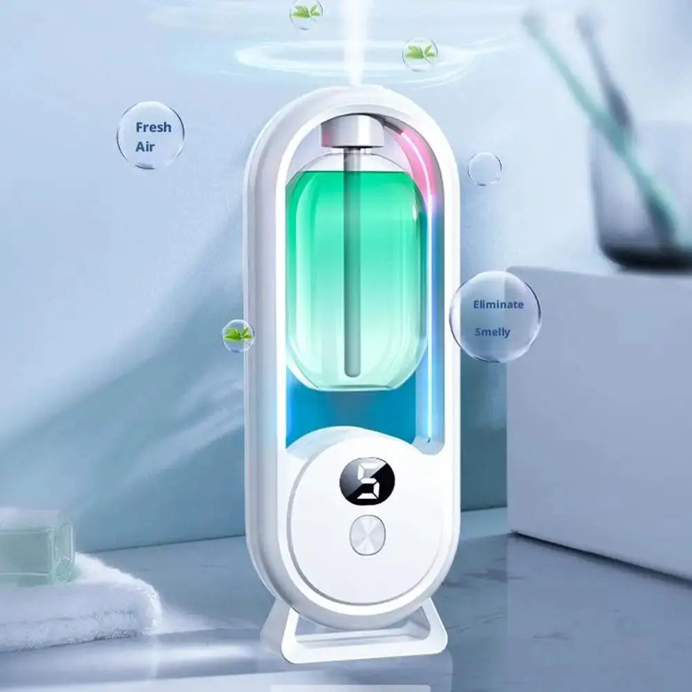 Automatic Fragrance Diffuser USB Powered Essential Oil Diffuser With Spraying And Light For Living Room And Bedroom