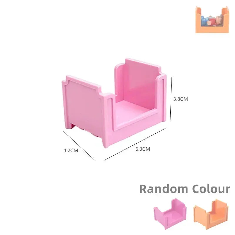 Big Building Blocks Play House Furniture Accessories Indoor Bed Compatible Large Bricks Assemble Toys For Kids Gift