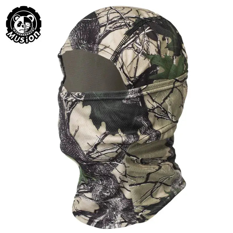 VeloGuard Motorcycle Balaclava Full Face Mask With Breathable Mesh For UV Sun Protection While Cycling
