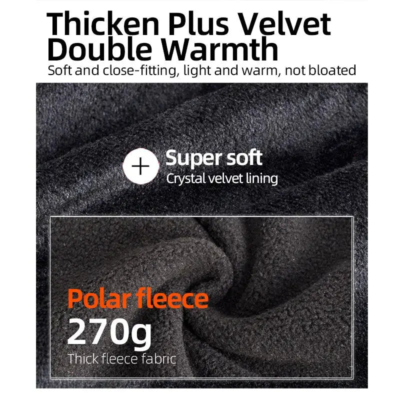 Smart Fleece Heated Vest by Simples Market in black polar fleece with crystal velvet lining, 270g thick fleece fabric