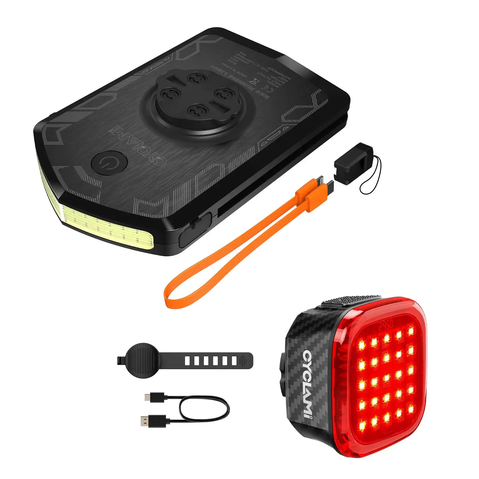 CYCLAMI RVL01 Bicycle Front Light IPX6 Waterproof Headlight Type C Charging for XOSS IGS Computer