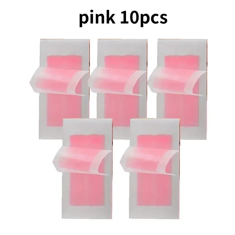 Professional Double Sided Cold Wax Strips For Hair Removal On Legs Body And Face 6 Sticks 10 To 20 Sticks