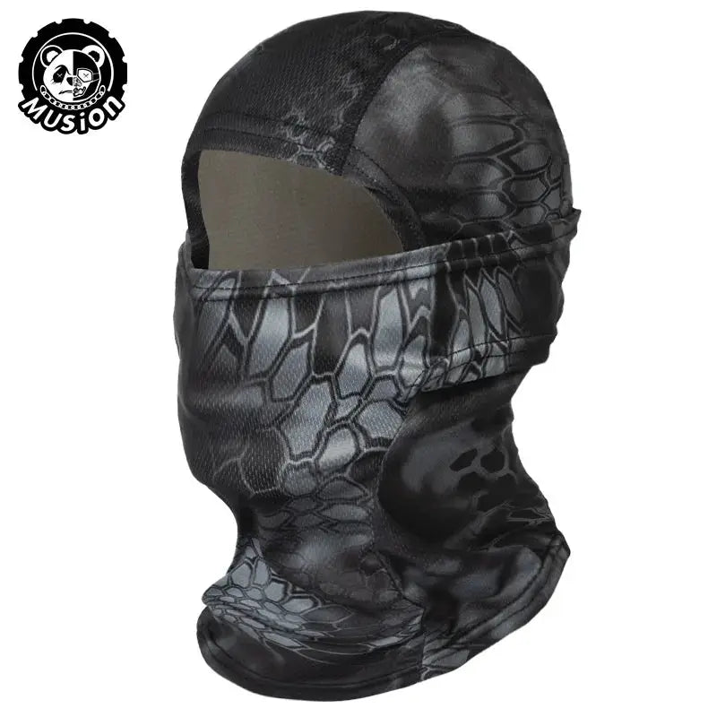 VeloGuard Motorcycle Balaclava Full Face Mask With Breathable Mesh For UV Sun Protection While Cycling