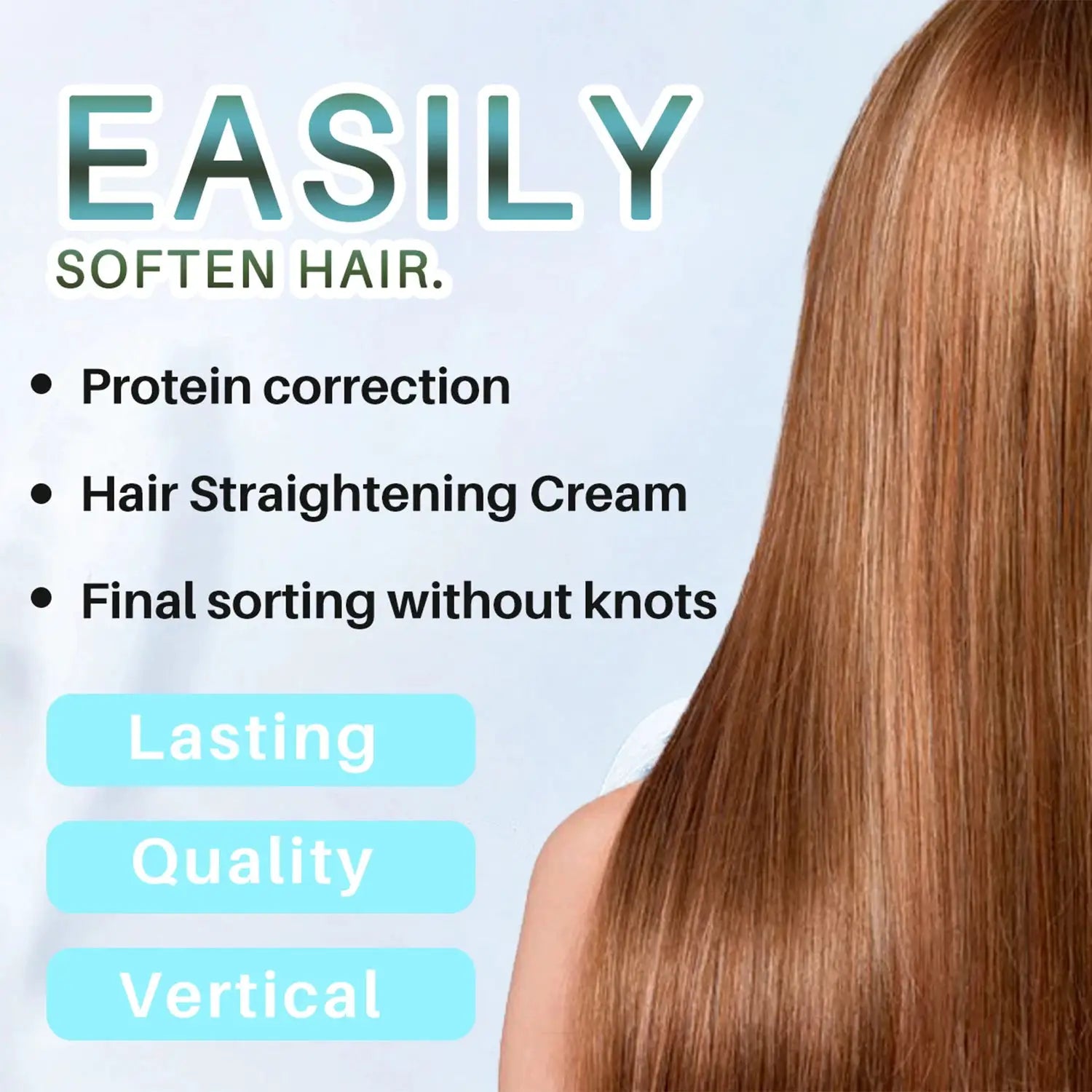 Keratin Hair Straightening Cream for Smoothing and Permanent Straightening Professional Keratin Hair Care