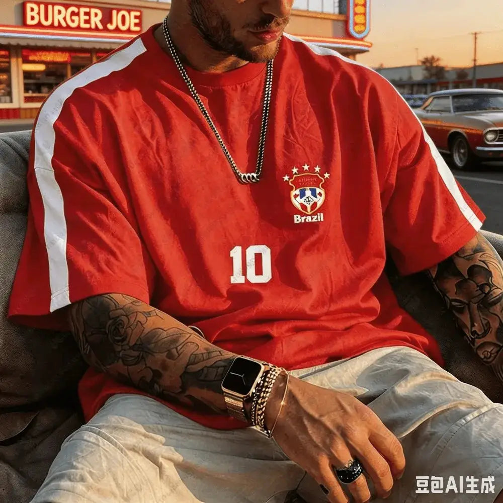 Brazil Football Jerseys For Men 2026 World Cup Mesh Breathable Tees