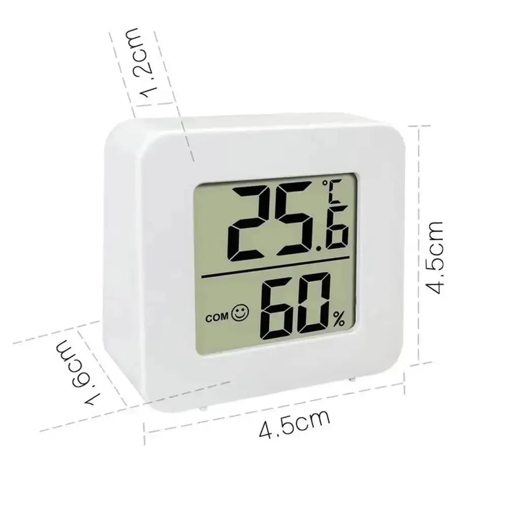 LED Thermometer And Thermo Hygrometer Clock Weather Station With Alarm