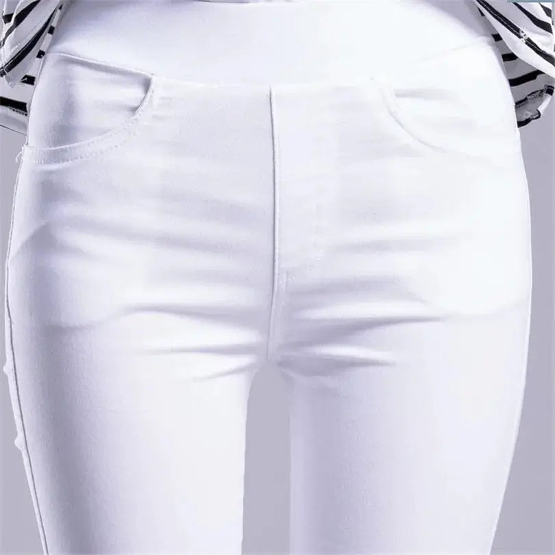 NovaWear Women Summer Elastic Casual Stretch Skinny Leggings With All Day Comfort And Medium Stretch