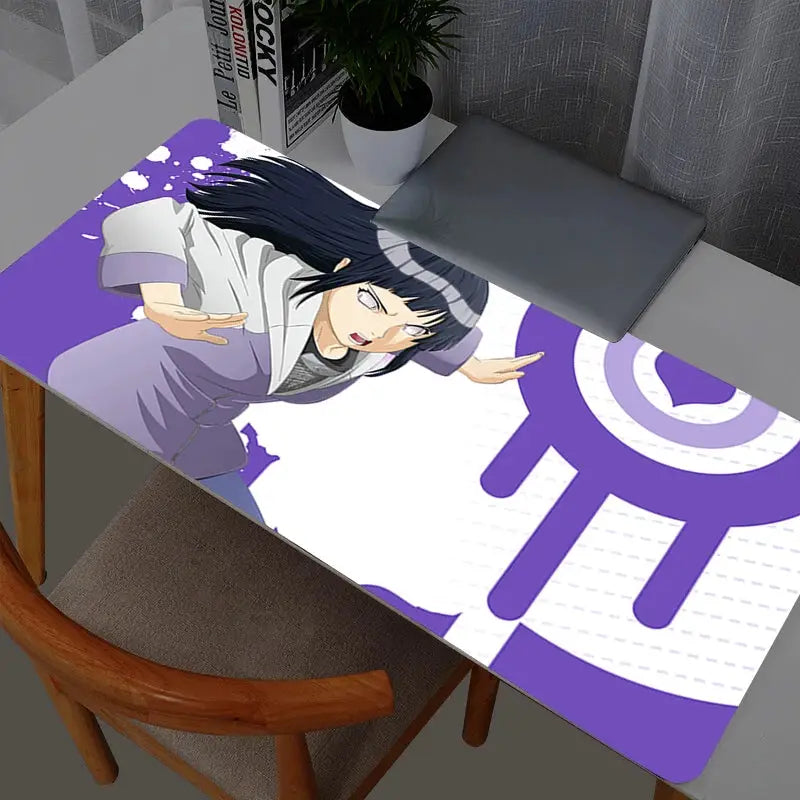 Kawaii Anime Mouse Pad Naruto Hinata Desk Mat For Gaming Keyboard And Mouse Large Desk Pad