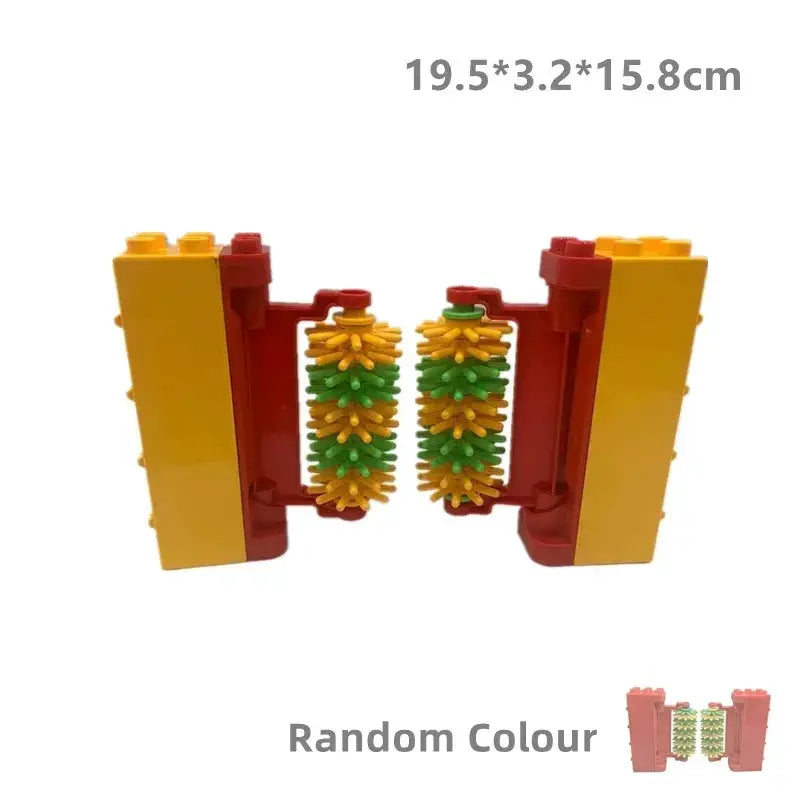 Big Building Blocks Compatible With Large Bricks Road Plates Car Parking Fuel Station Traffic Educational Toys For Kids