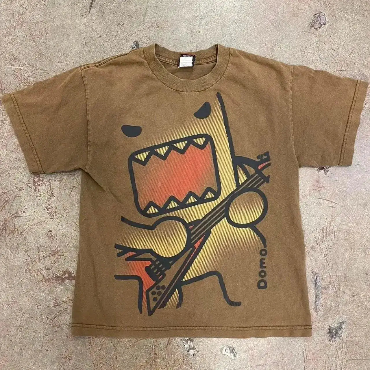 Kawaii Oversized Summer Trendy Printed Cotton Tee For Couples Y2K Casual Loose Retro Top