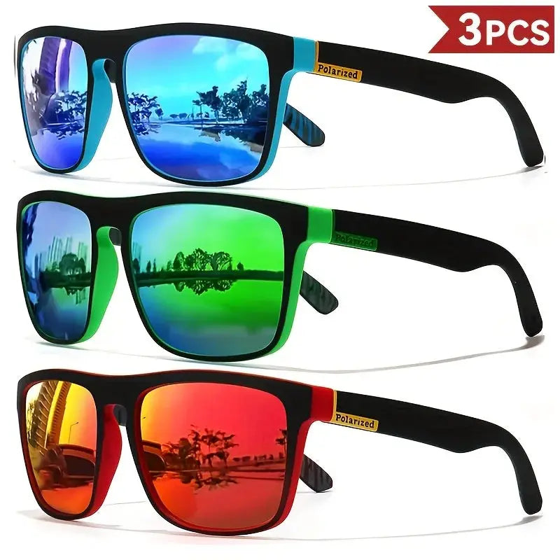 Fashion Vintage Square Polarized Sunglasses UV400 Protection For Men And Women Driver Eyewear