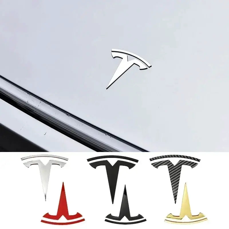 Tesla hood logo emblem, zinc alloy, for Model 3/Model Y, with 5 color options