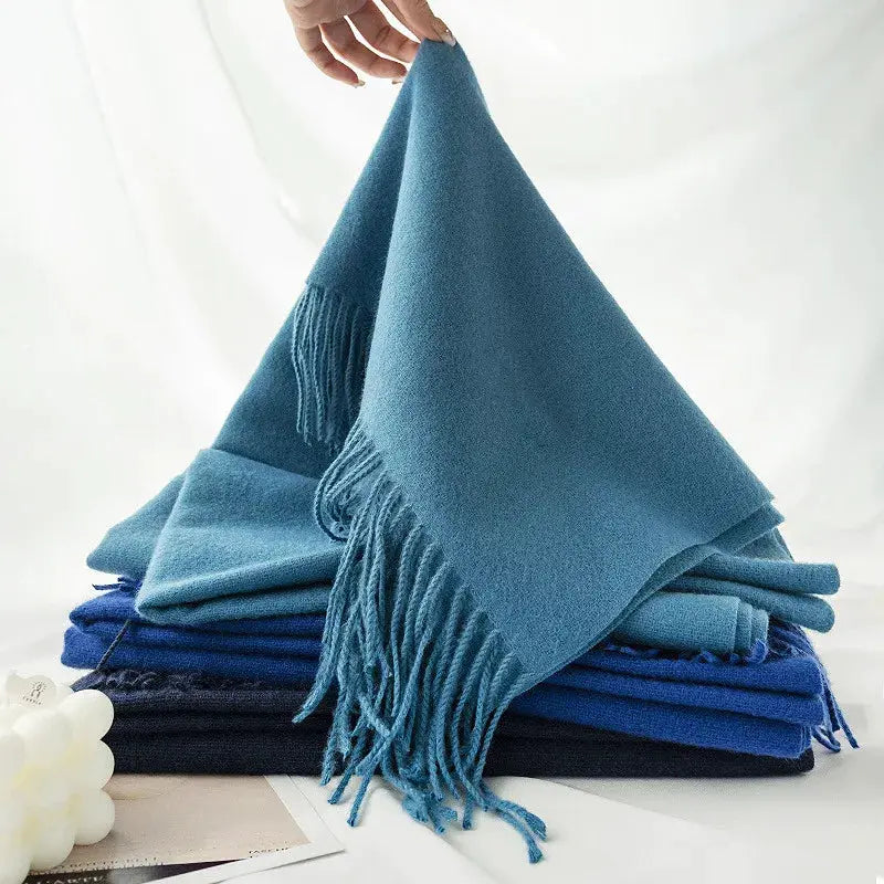 Brand 62 Womens Long Cashmere Blend Winter Scarf Hijab Shawl Wrap For Outdoor Warmth