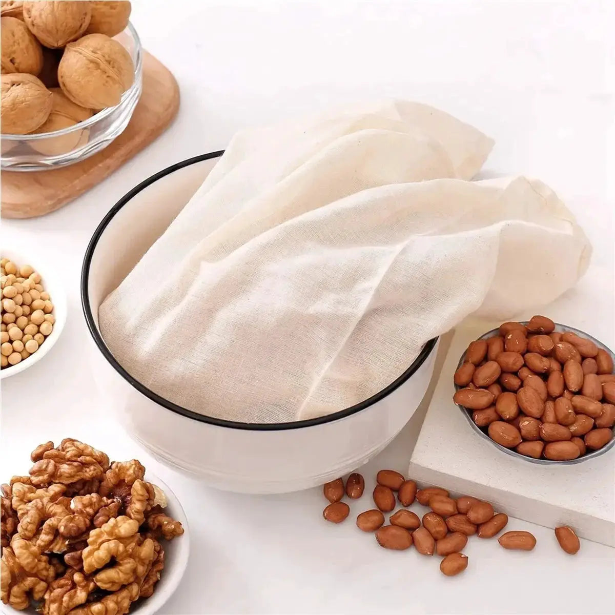Cotton Filter Cloth For Cheese Making Tofu Milk Straining Coffee Brewing Kitchen Tools Gauze