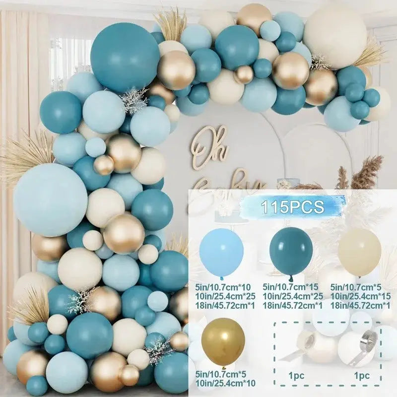 Balloon Garland Arch Kit Birthday Party Decoration Foil Balloons For Baby Shower Weddings And Events