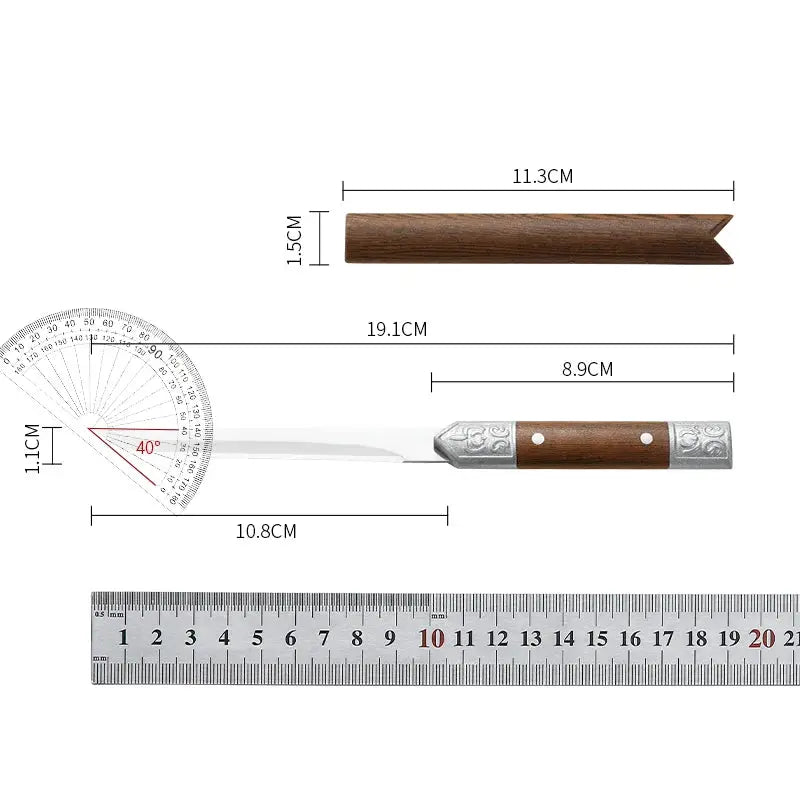 Exquisite Stainless Steel Small Straight Knife Paring Knife For Fruits Sushi And Meats Portable Household Kitchen Tool