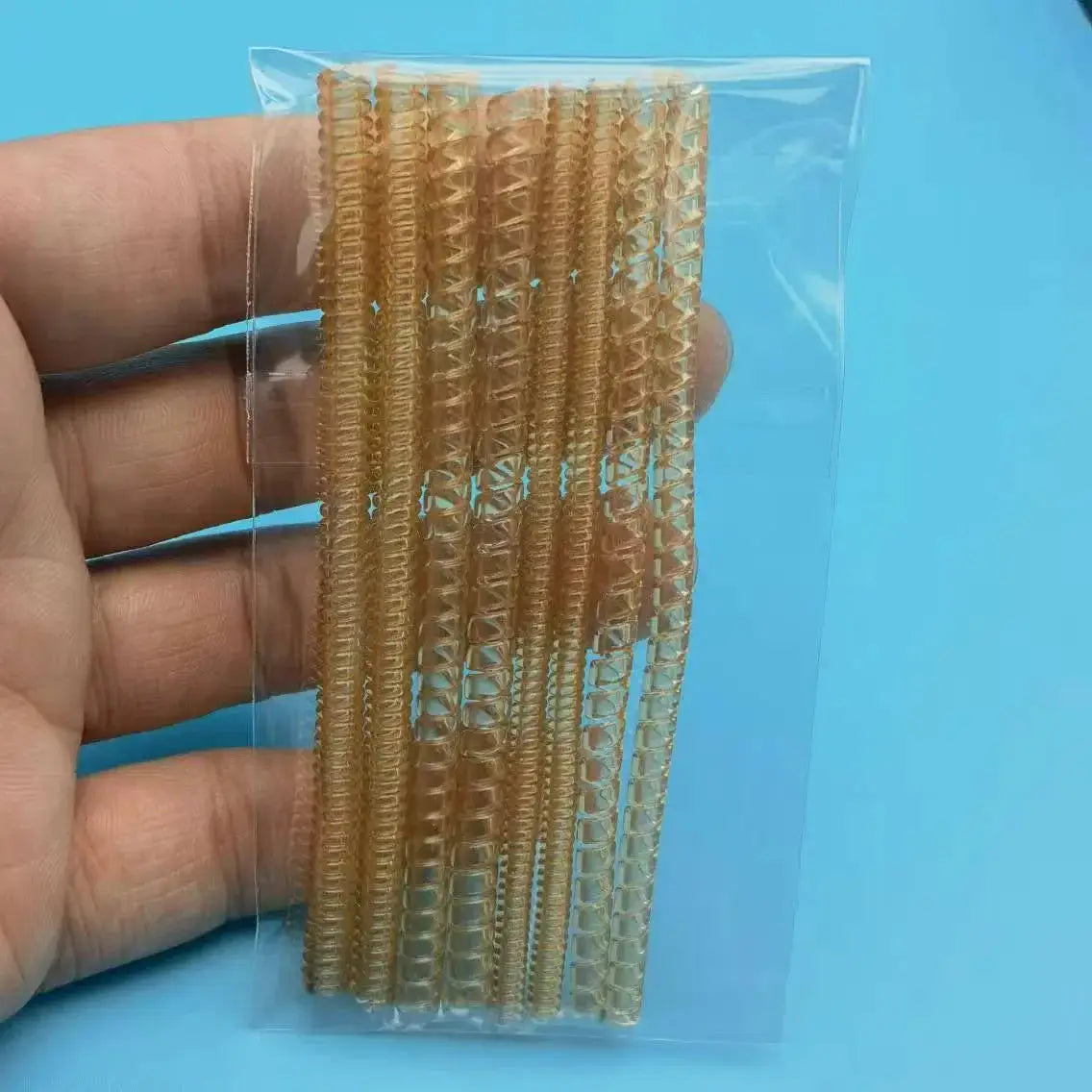 Set Of Eight Invisible Silicone Ring Guards Spiral Design For Loose Rings Ring Sizers Plastic
