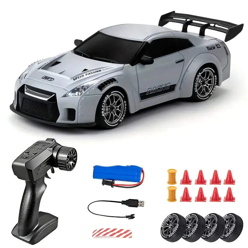 1:24 Scale RC Drift Car Remote Control With 2.4G Radio High Speed Model Vehicle For Boys And Kids Gifts
