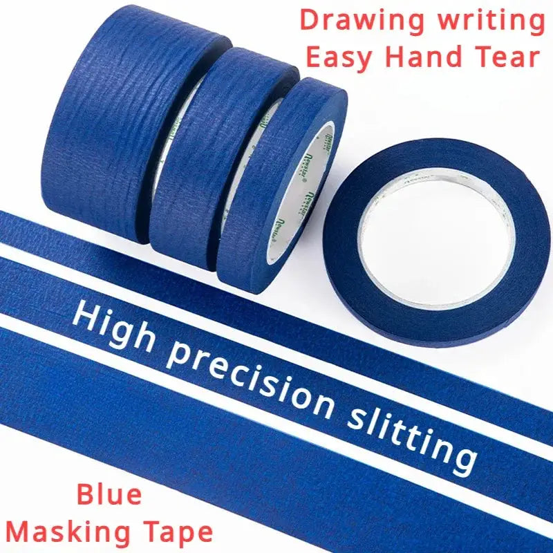 3 Roll Set Paint Masking Tape Multi Surface Easy Removal For Walls Crafts Art Construction Home 20m Per Roll