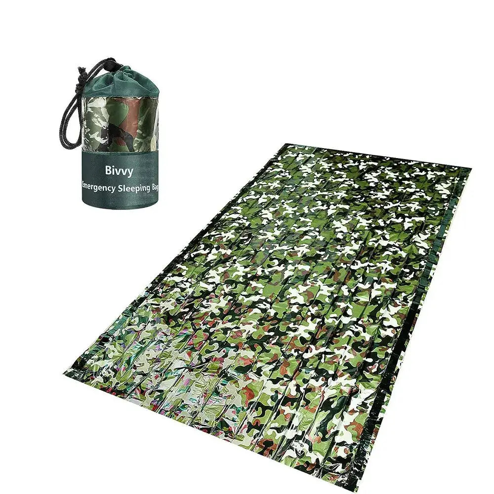 Emergency Sleeping Bag Ultra Waterproof Mylar Thermal Blanket Lightweight Survival Gear For Camping And Hiking