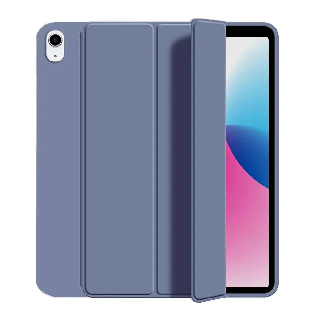 NovaGuard All Gen iPad Intelligent Protective Cover With Three Fold Stand And Soft TPU Case Drop Resistant Shockproof