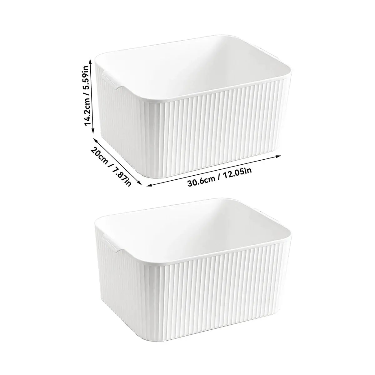 Worthbuy Multifunctional Plastic Storage Box With Handle Desktop Organizer For Kitchen Bathroom Food Cabinet