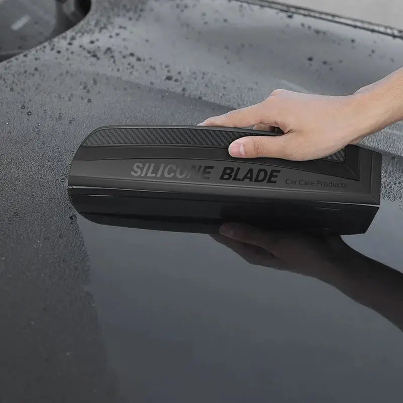 Non Scratch Soft Silicone Squeegee Tools For Car Window Wrap Cleaning Water Wiper Drying Blade Scraper