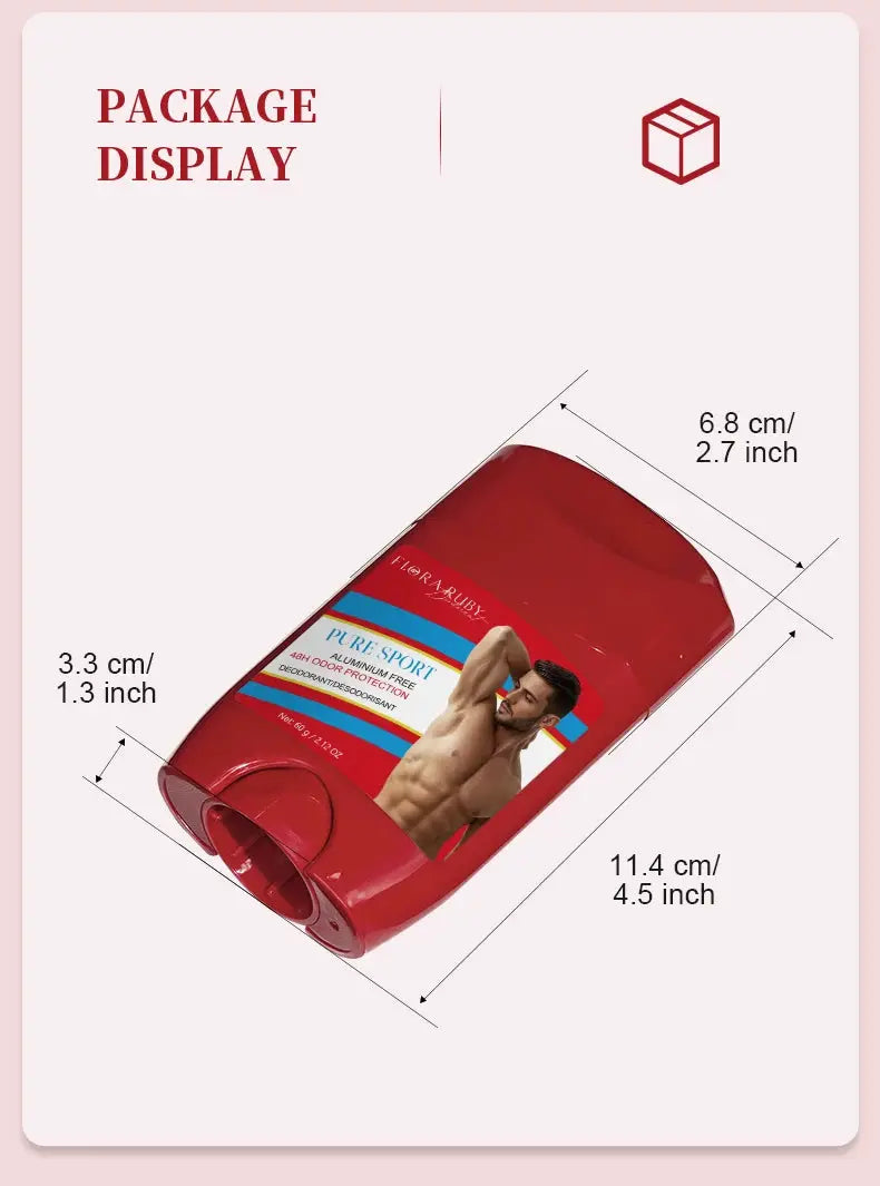 Old Spice Sandalwood deodorant stick in a red aluminum-free bottle, portable with high-endurance odor protection