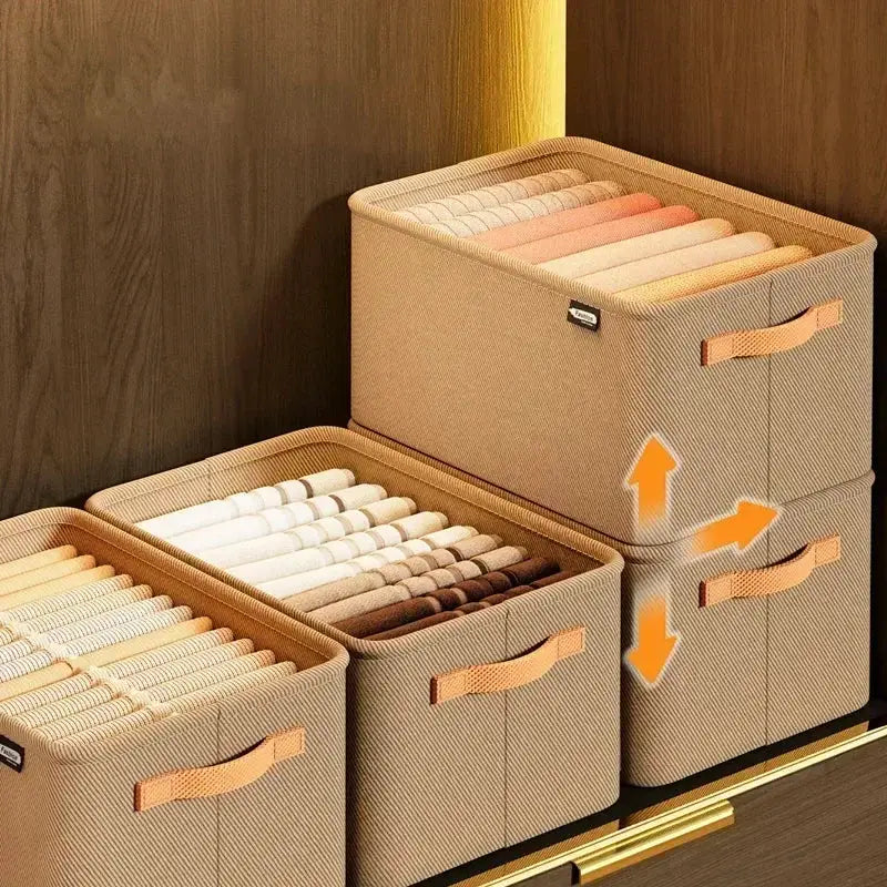Heavy Duty Clothes Organizer For Wardrobe Storage Cabinets And Drawers To Store Pants Sweaters Jeans And More