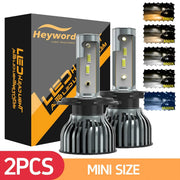 Heyword 22000Lm 160W Car LED Headlight System With 1860 CSP Chips 3000K 4300K 6000K 8000K H4 H7 H1 9005 H9 H11