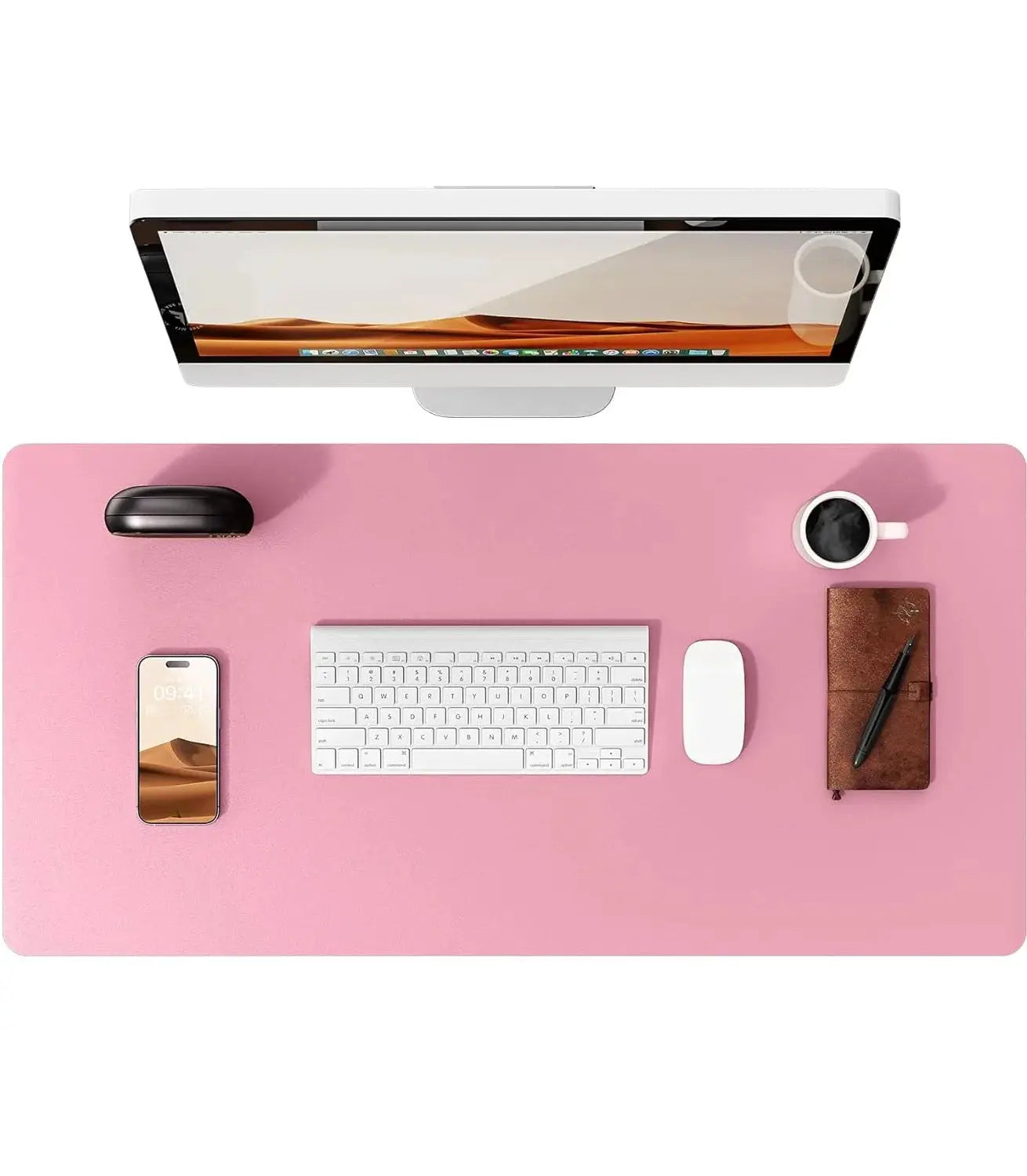 Large PU Leather Desk Pad Mouse Pad For Office Non Slip Leather Desk Mat Laptop Desk Pad Protector