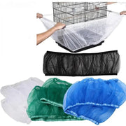Simples Market mesh bird cage cover set with four color nets (white, black, green, blue) for easy cleaning
