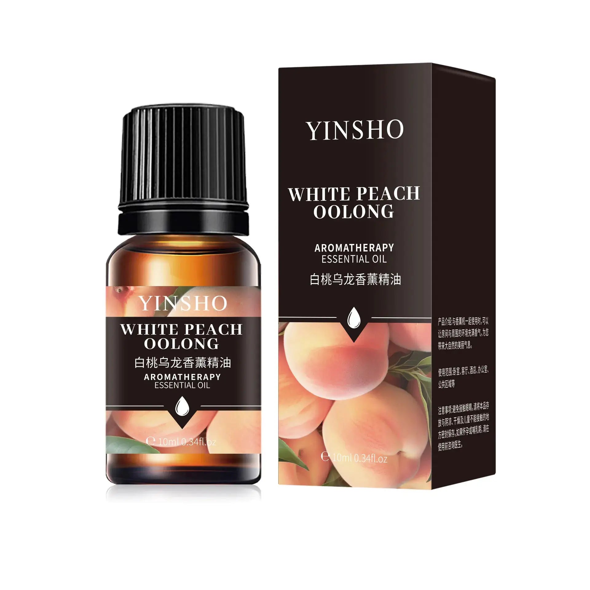 17 Flavors 10ml Essential Oils Set For Aroma Diffuser And Humidifier Lavender Rose Eucalyptus White Peach Oolong