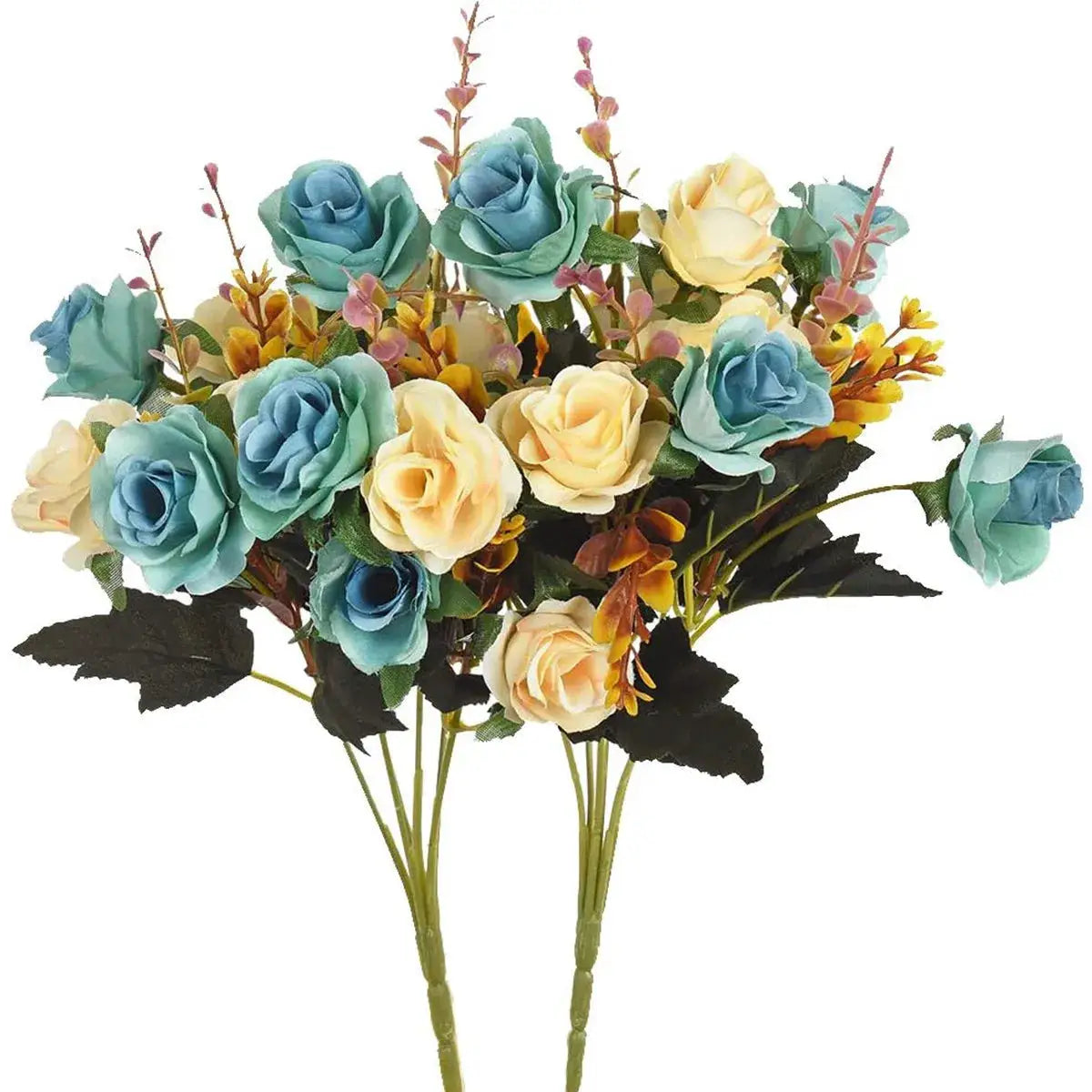 Artificial Silk Roses for Wedding Decor and Bridal Bouquet Diy Scrapbooking Wall Photography Props