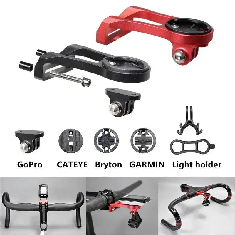 Metal Bike Handlebar Mount For Mobile Camera Or Cycling Computer Garmin Bryton Cateye