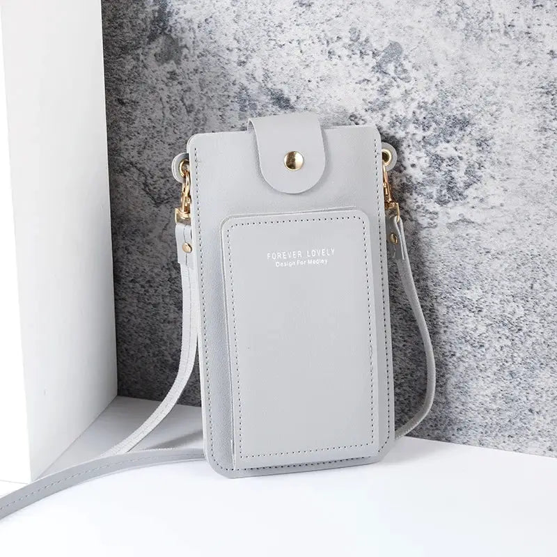 NovaBag Solid Color Fashion Shoulder Bag For Women Crossbody Phone Wallet And Card Holder