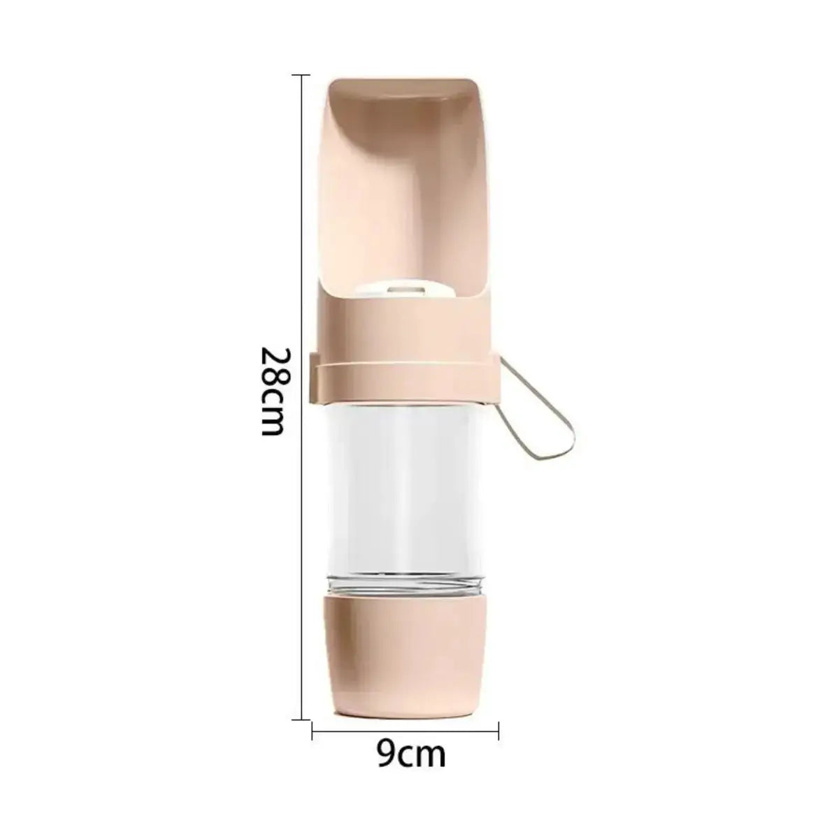Portable Dog And Cat Water Bottle With Built In Storage Food Container For Outdoor Travel Feeder Bowl Pet Supplies