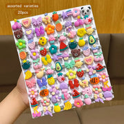 Set Of 20 Random Cartoon Cute Hair Clips For Daily Wear Women And Girls Hair Accessories