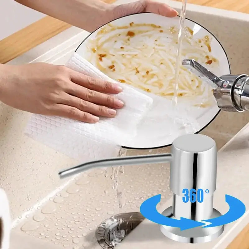 Under Sink Soap Dispenser Kit For Kitchen Sink And Extension Tube