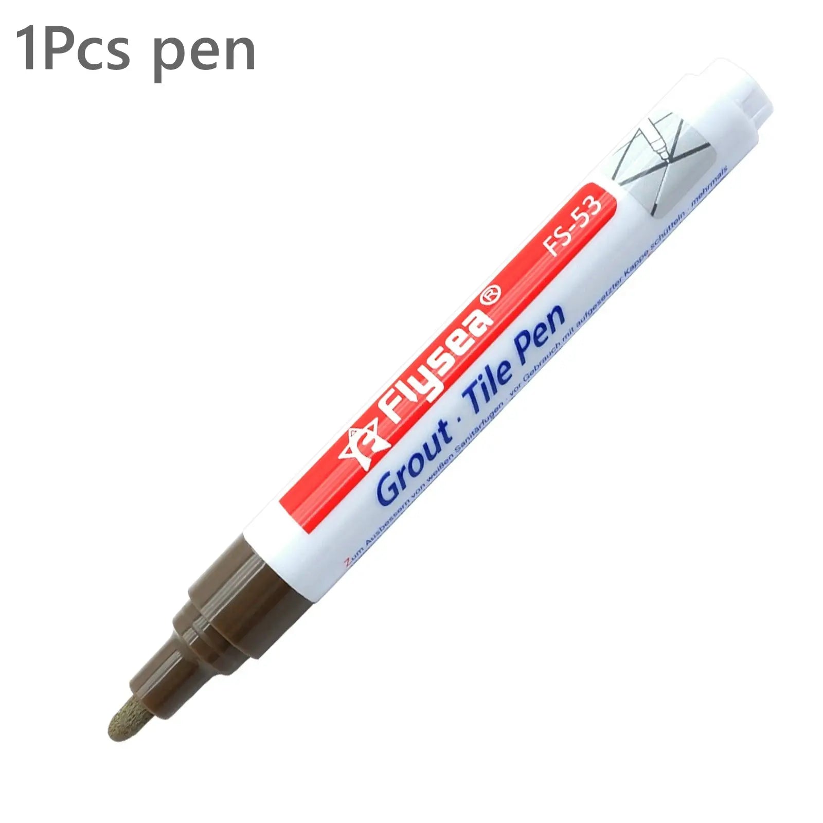 Grout Pen by Simples Market; waterproof tile seam marker for tiles, in black, white, beige
