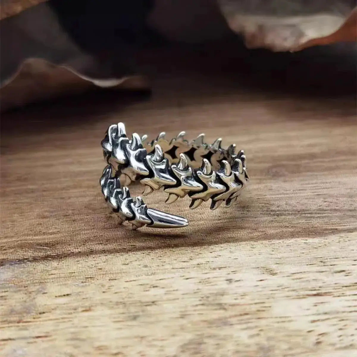 Adjustable Centipede Ring Stainless Steel Punk Jewelry For Women And Men Comfort Fit Daily Wear Gift Idea